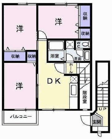 サンエイトＤの物件間取画像